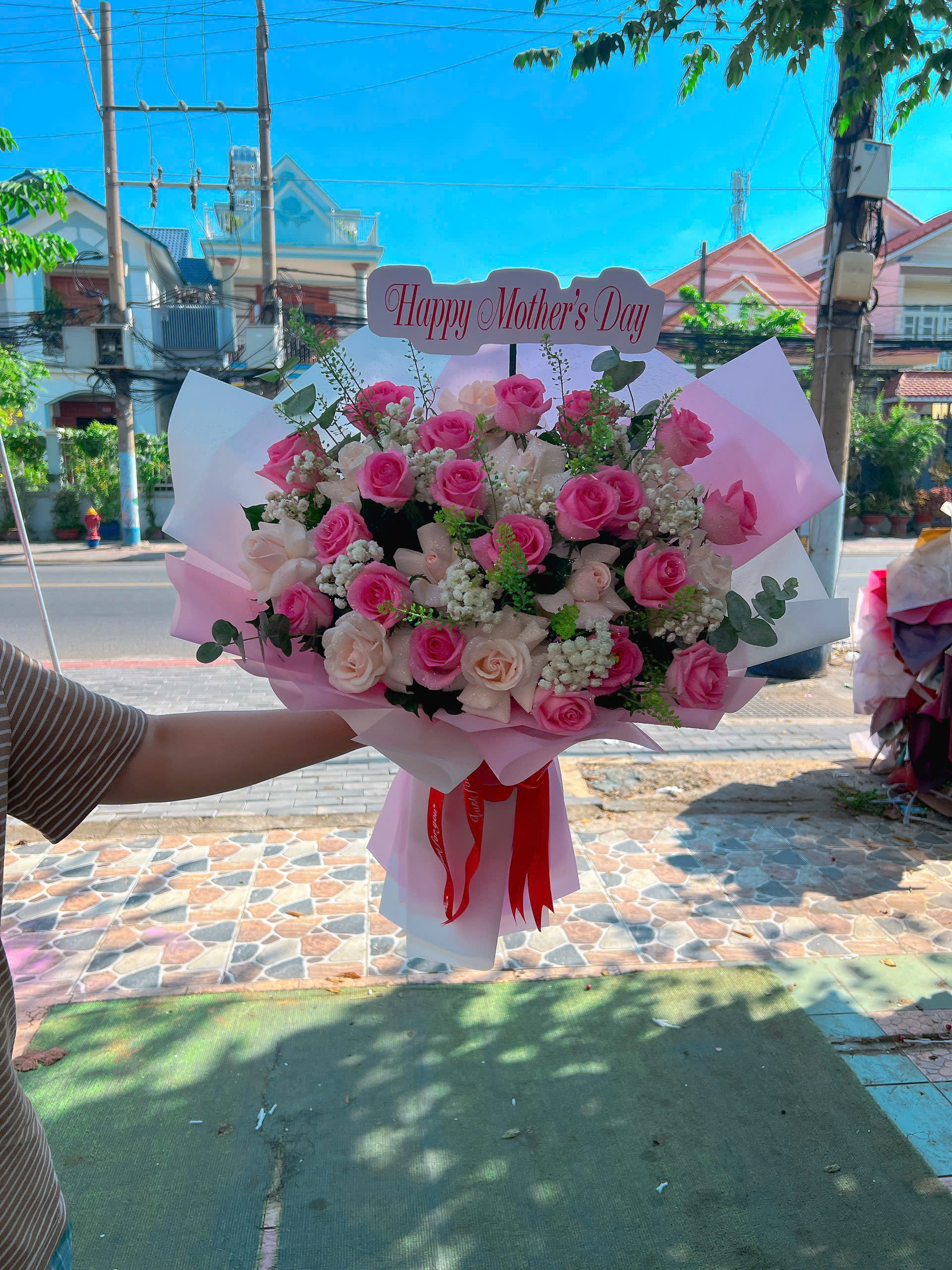 Kệ hoa khai trương Lộc Phát 028