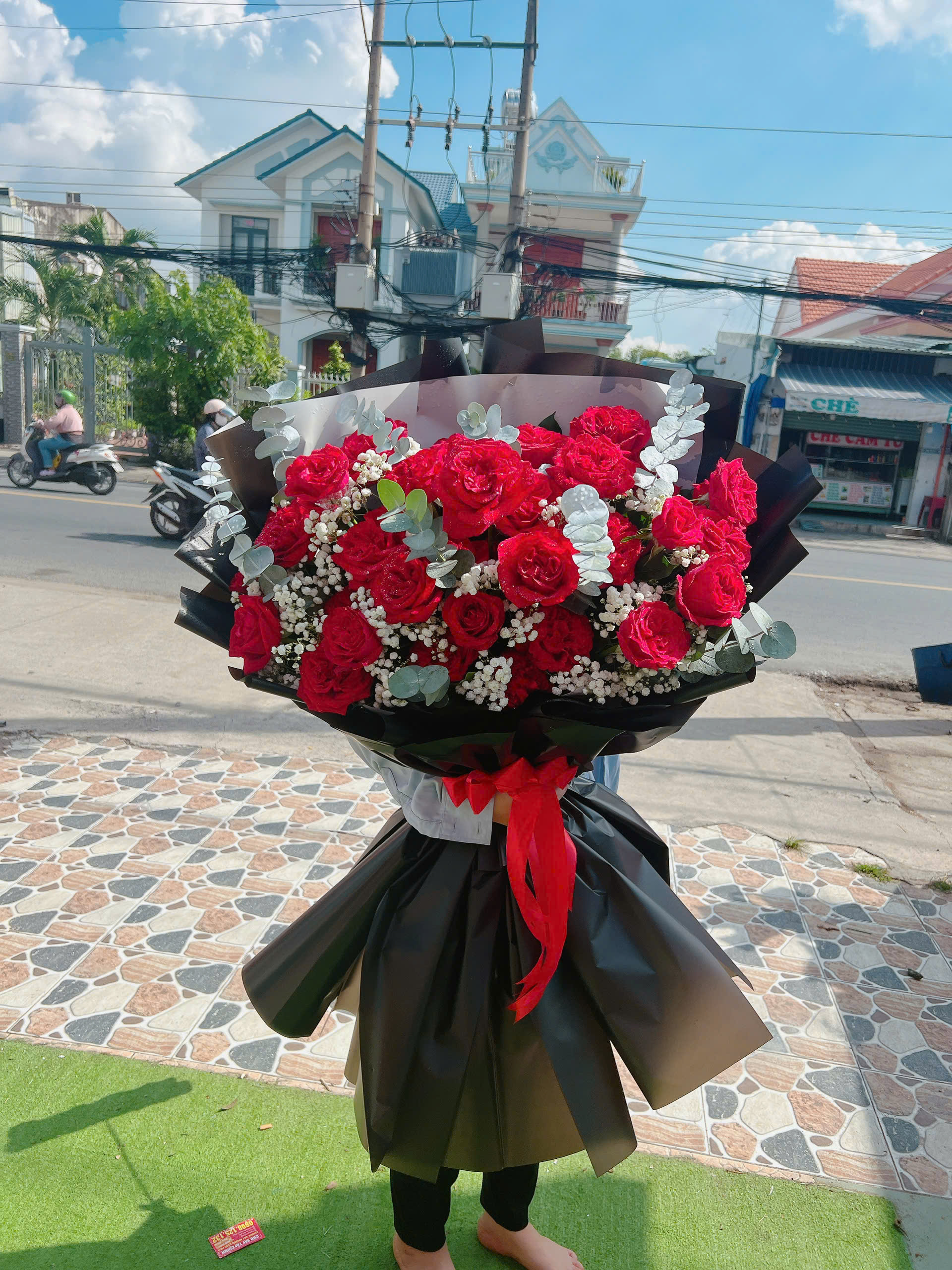 Kệ hoa khai trương Mãn Khai 040